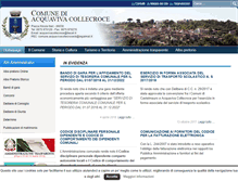 Tablet Screenshot of comune.acquavivacollecroce.cb.it